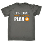 Its Time For Plan B Bitcoin - Mens 123t Funny T-Shirt Tshirts