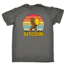 Bitcoin With Big Foot - Mens 123t Funny T-Shirt Tshirts