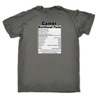 Gamer Nutritional Facts - Mens 123t Funny T-Shirt Tshirts