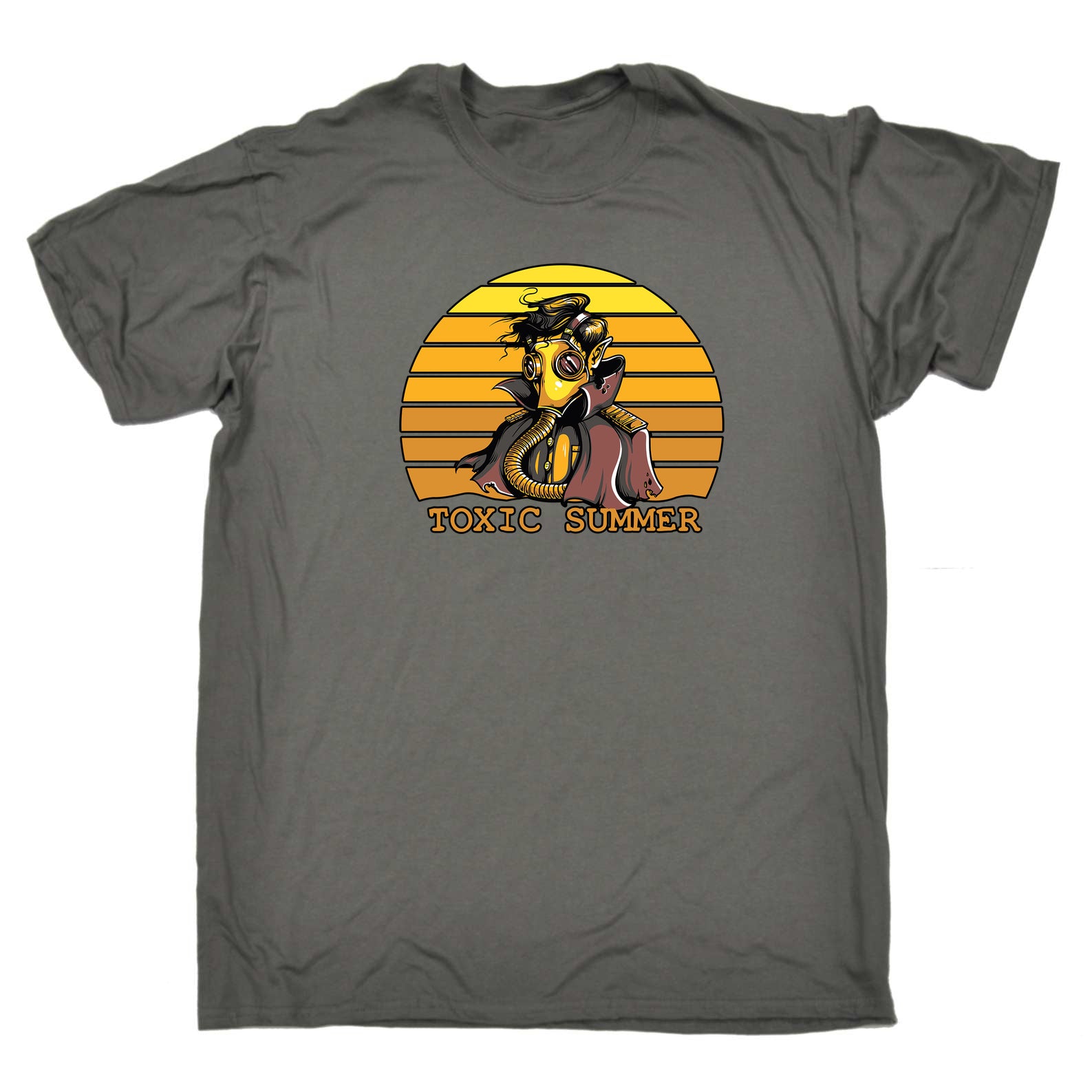 Toxic Summer Sunset Fashion - Mens 123t Funny T-Shirt Tshirts