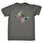 Wolf Startled Cartoon Animal Fashion - Mens 123t Funny T-Shirt Tshirts