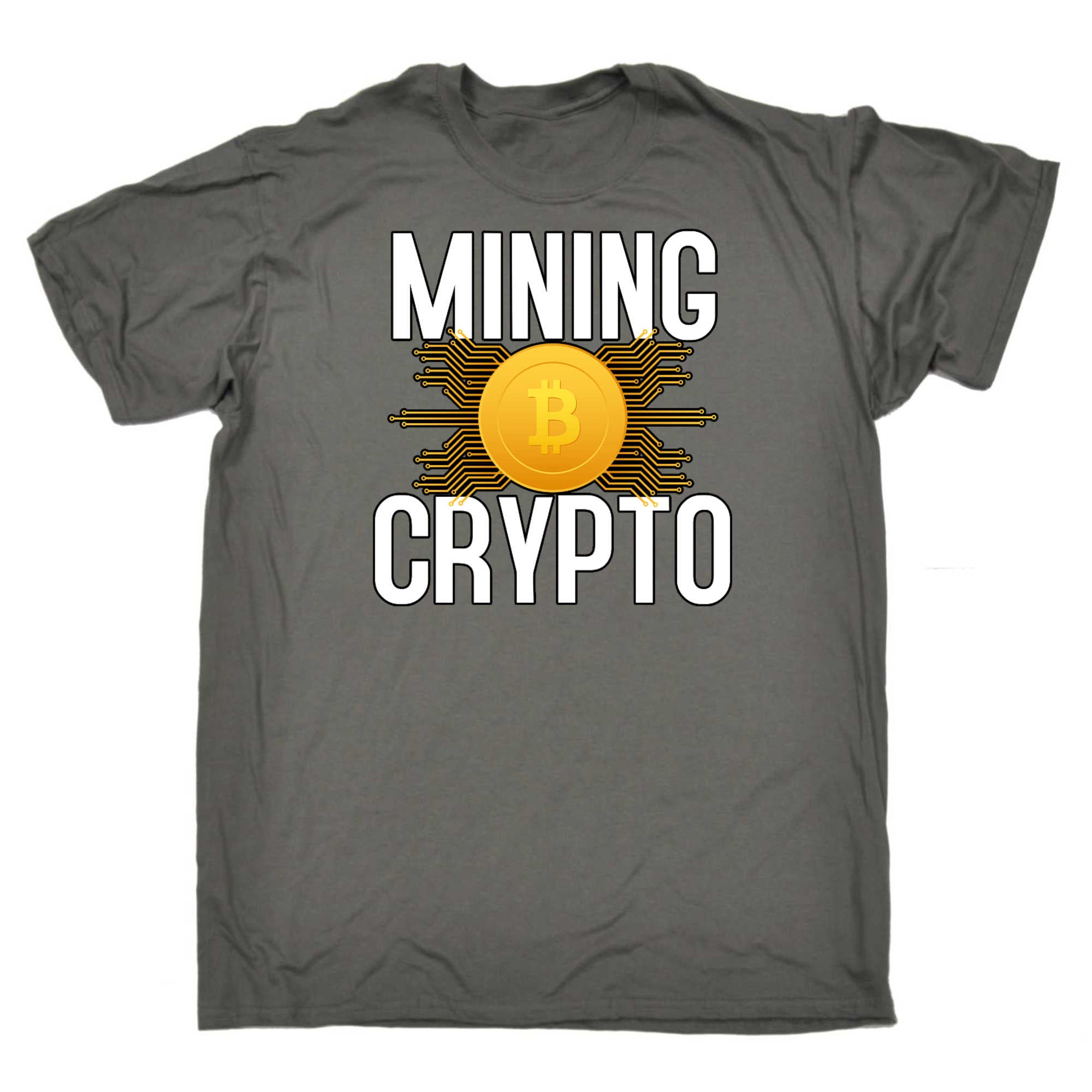 Mining Crypto Bitcoin - Mens 123t Funny T-Shirt Tshirts