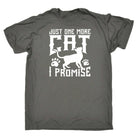 Just One More Cat I Promise - Mens 123t Funny T-Shirt Tshirts