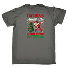 Dabbing Around The Christmas Tree Xmas Santa - Mens Funny T-Shirt Tshirts