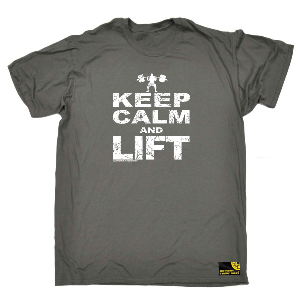 Swps Keep Calm Lift - Mens Funny T-Shirt Tshirts