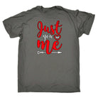 Just You And Me Valentines Day - Mens 123t Funny T-Shirt Tshirts