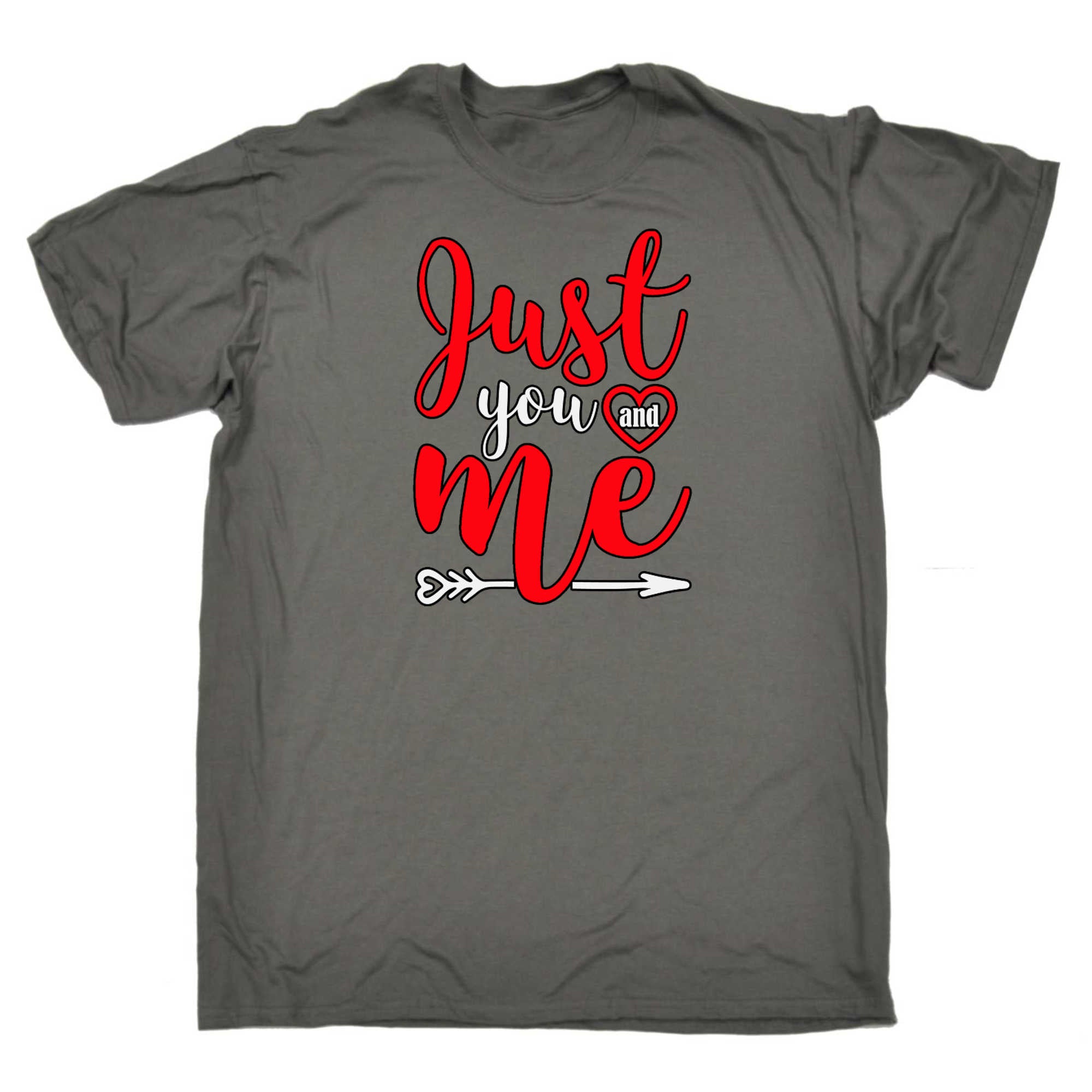 Just You And Me Valentines Day - Mens 123t Funny T-Shirt Tshirts