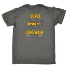 Be Nice To Me It Is A Long Walk Home V2 Bus Driver - Mens 123t Funny T-Shirt Tshirts