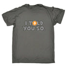 Vintage Bitcoin I Told You So Cryptocurrency Trading - Mens 123t Funny T-Shirt Tshirts