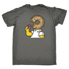 Donut Head Doughnuts Cartoon - Mens Funny T-Shirt Tshirts
