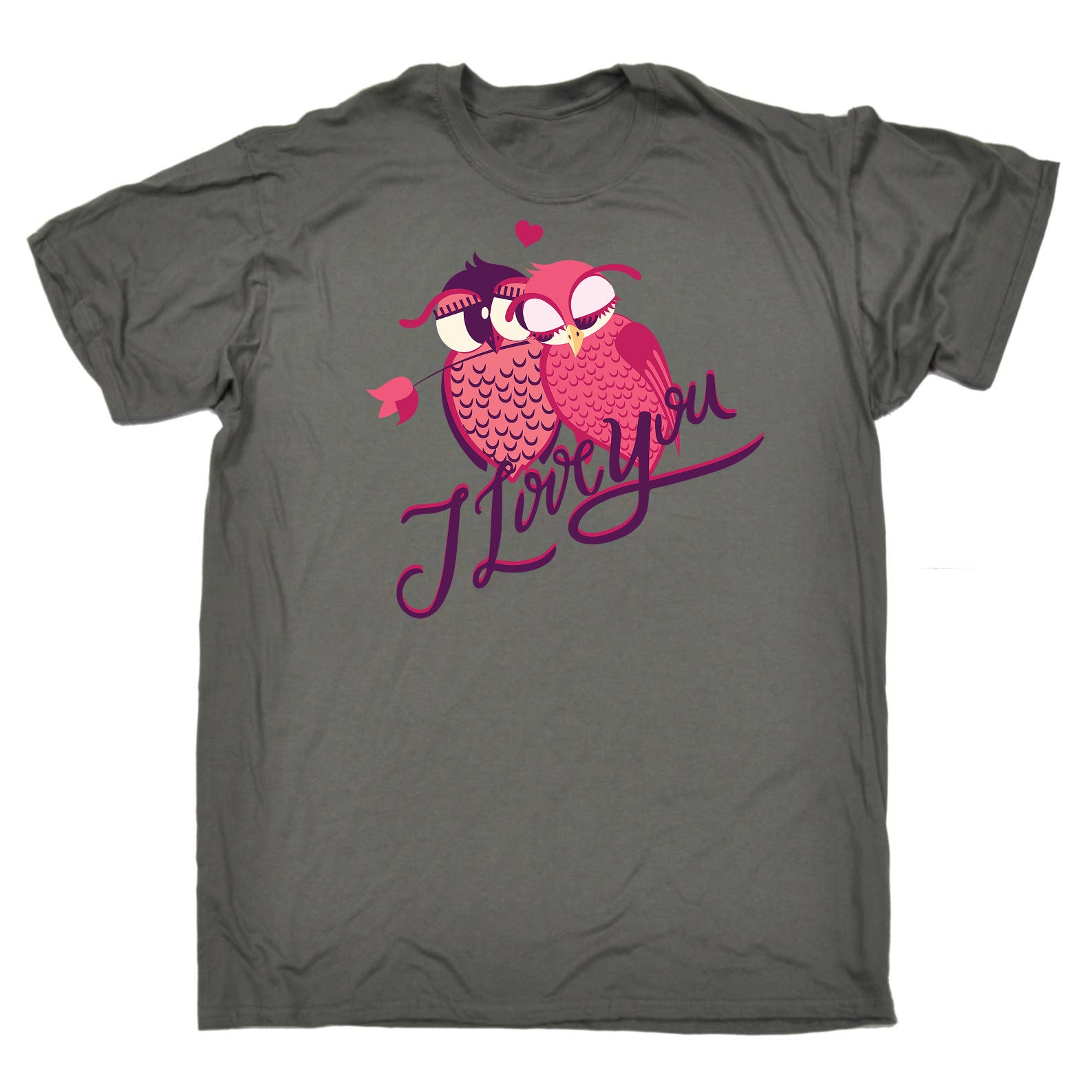 I Love You Owls - Mens Funny T-Shirt Tshirts