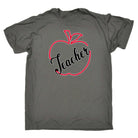 Teacher Apple School - Mens 123t Funny T-Shirt Tshirts