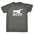 King Of The Sky Concorde Aviation - Mens 123t Funny T-Shirt Tshirts