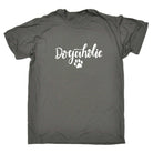 Dogaholic Dog Dogs Paw Print - Mens 123t Funny T-Shirt Tshirts