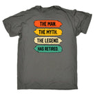 Man Myth Legend Has Retired Retirment - Mens 123t Funny T-Shirt Tshirts