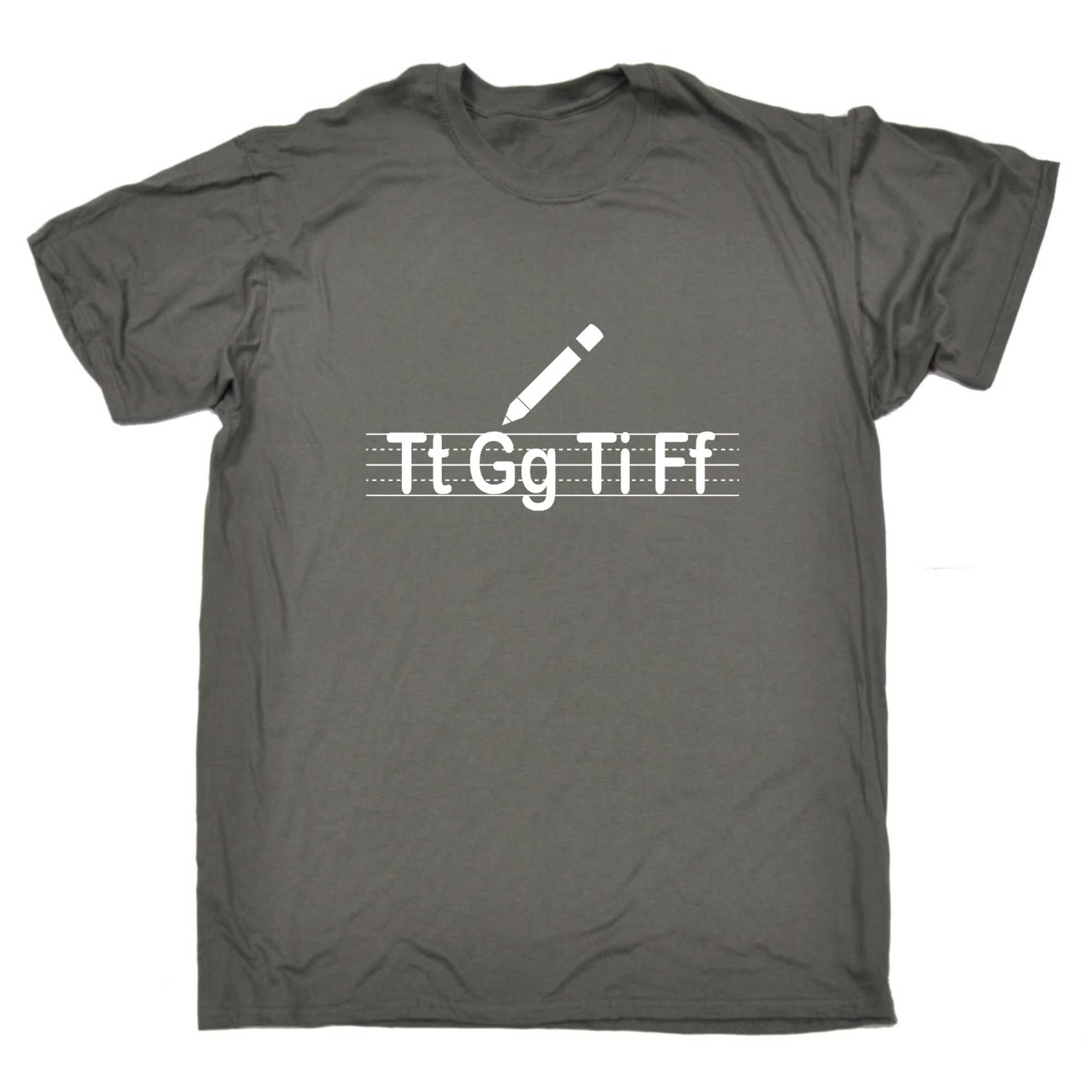 Tt Gg Ti Ff Teacher Teaching School - Mens 123t Funny T-Shirt Tshirts