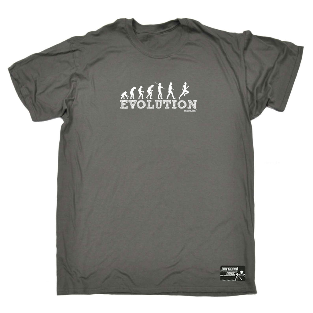 Pb Evolution Running - Mens Funny T-Shirt Tshirts