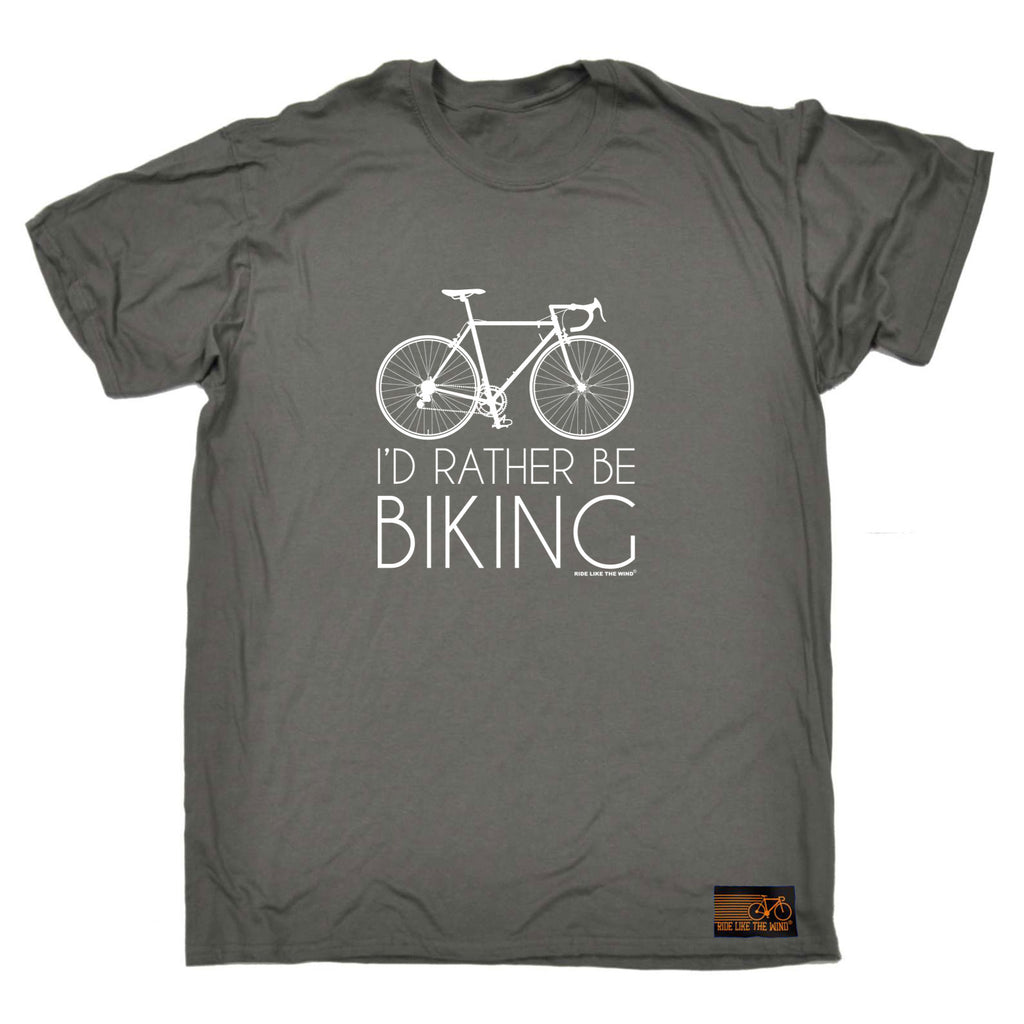 Rltw Id Rather Be Biking - Mens Funny T-Shirt Tshirts