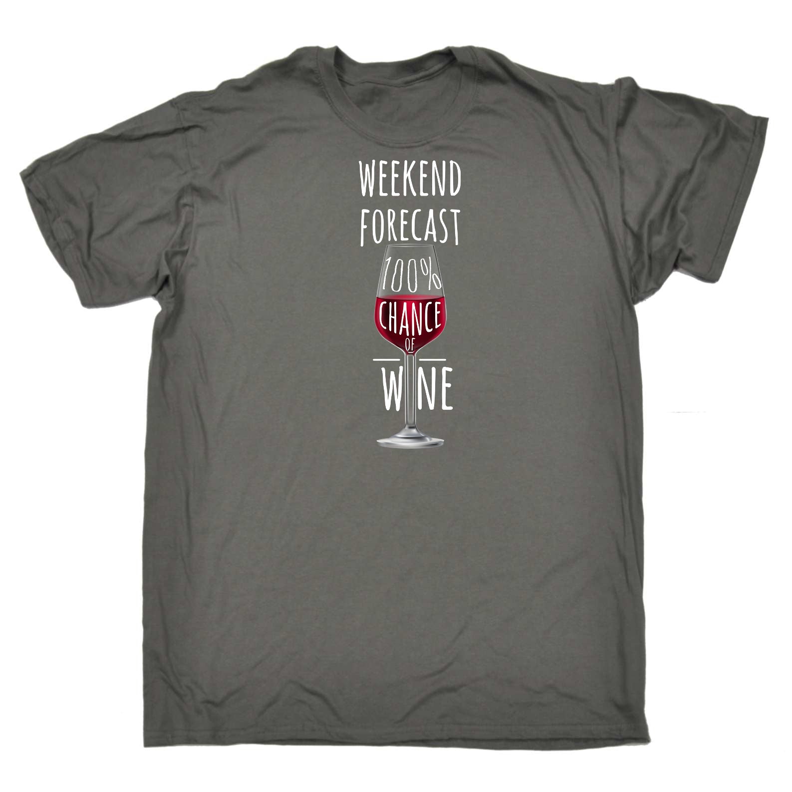 Weekend Forecast Wine Alcohol Drinking - Mens Funny T-Shirt Tshirts