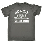 Auntie Of The Wild One - Mens 123t Funny T-Shirt Tshirts