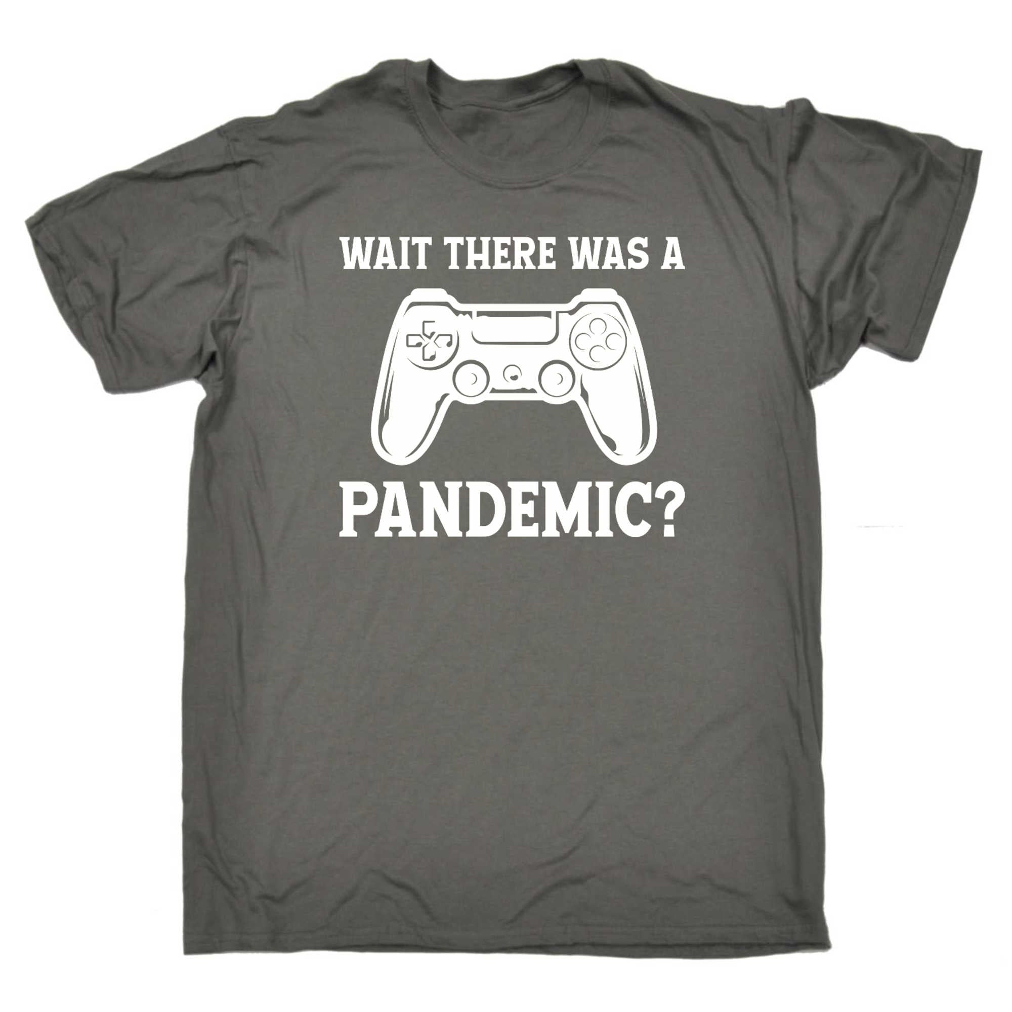 Wait There Was A Pandemic Gamer Video Games - Mens 123t Funny T-Shirt Tshirts