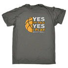 Basketball Yes Im Tall And Play Sports - Mens 123t Funny T-Shirt Tshirts