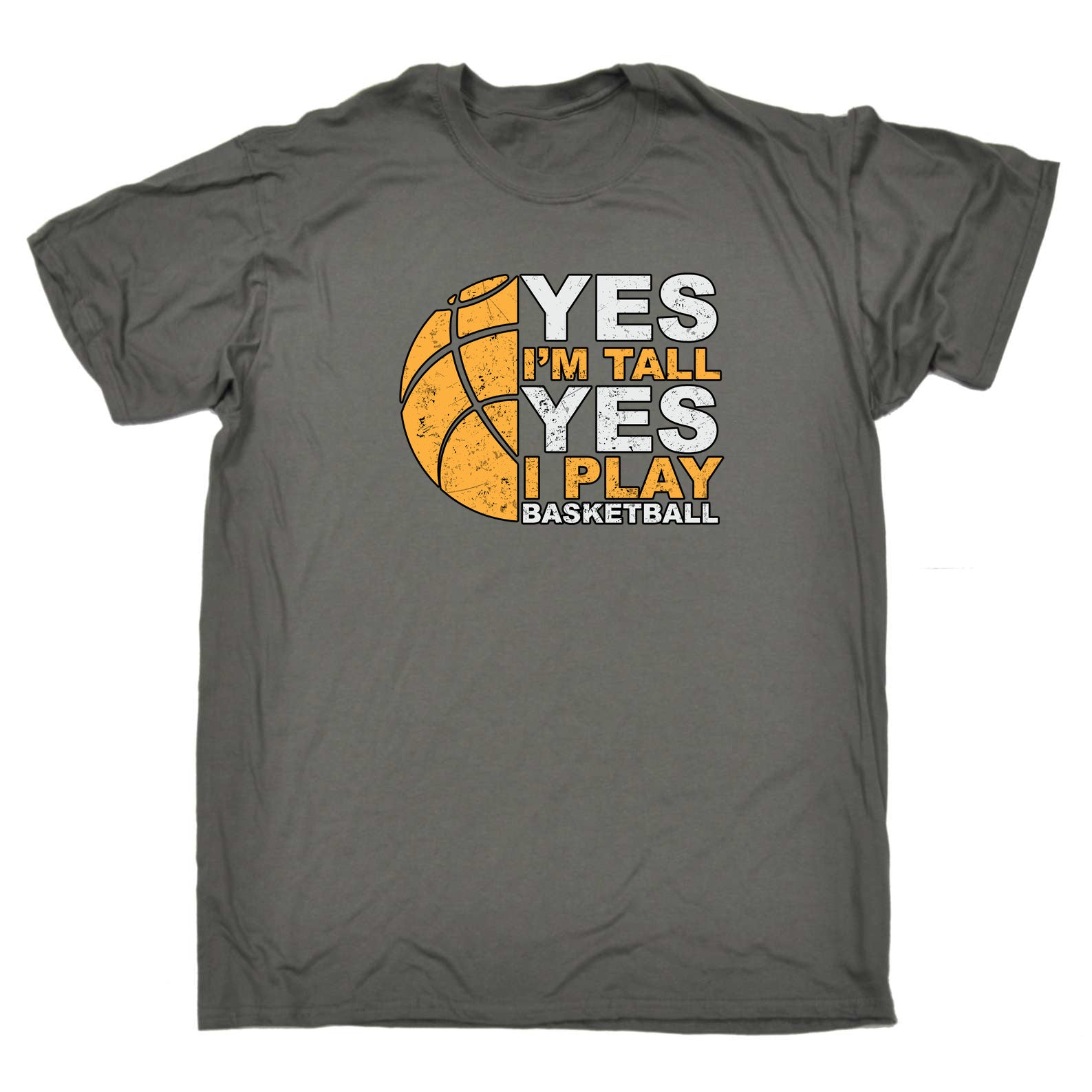 Basketball Yes Im Tall And Play Sports - Mens 123t Funny T-Shirt Tshirts