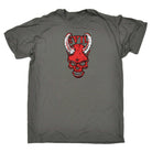 Evil Skull Horns - Mens 123t Funny T-Shirt Tshirts