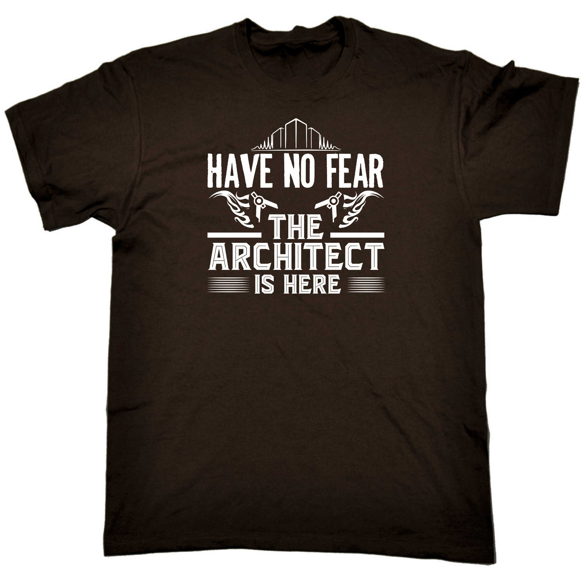 Have No Fear The Architect Is Here - Mens 123t Funny T-Shirt Tshirts