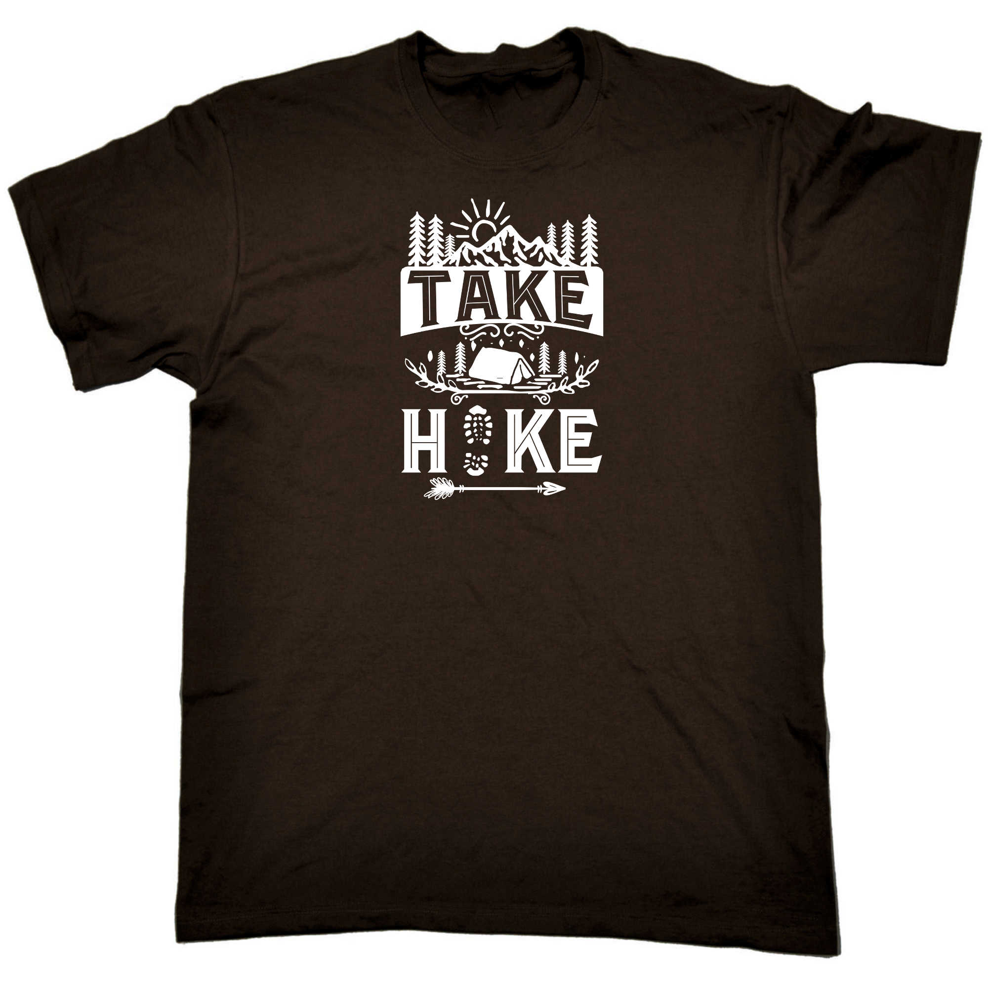 Take A Hike Camping Hiking Tent - Mens 123t Funny T-Shirt Tshirts