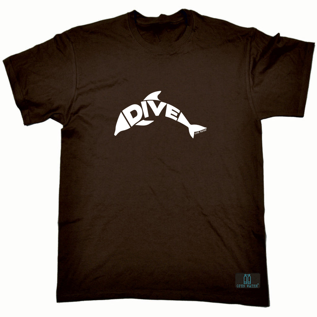 Ow Dolphin Dive - Mens Funny T-Shirt Tshirts