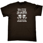 Once A Trucker Always A Trucker Truck Driver - Mens 123t Funny T-Shirt Tshirts