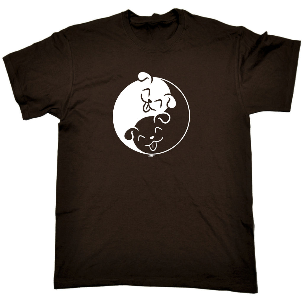 Yin Yang Dog - Mens Funny T-Shirt Tshirts