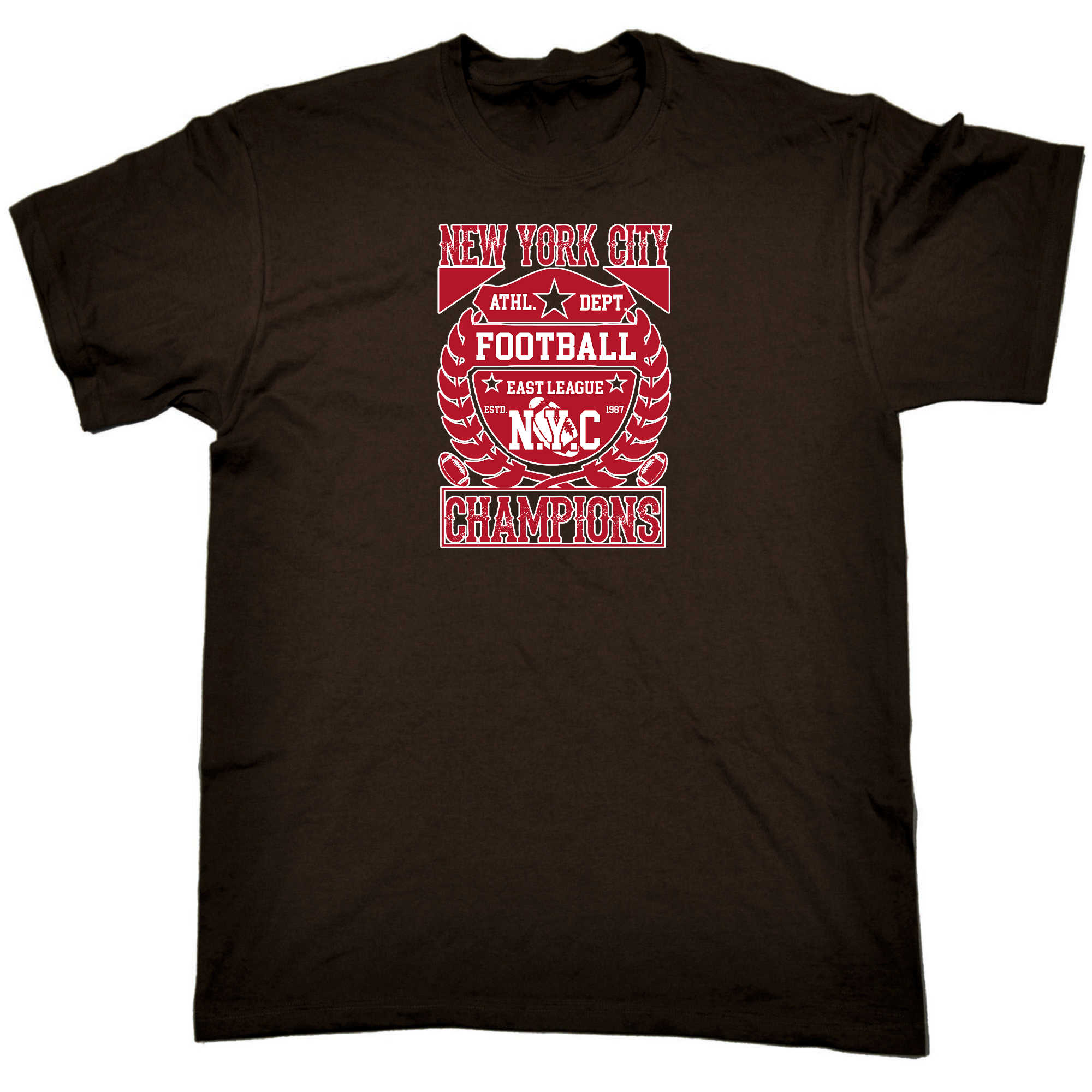 New York City Athl Football Dept - Mens 123t Funny T-Shirt Tshirts