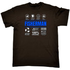 Fisherman Sarcastic Humour - Mens 123t Funny T-Shirt Tshirts