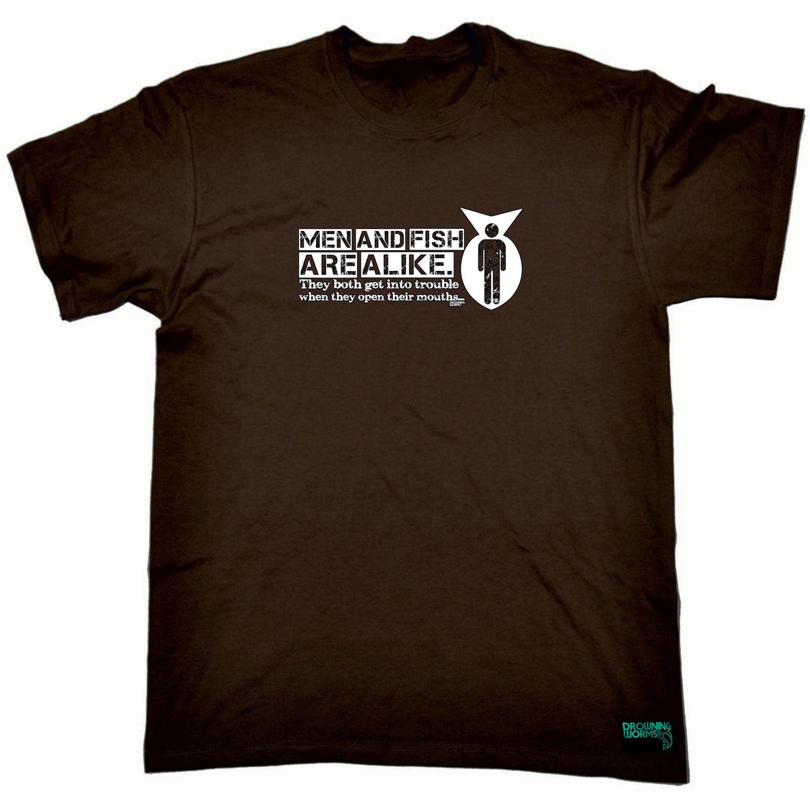 Dw Men And Fish Are Alike - Mens Funny T-Shirt Tshirts