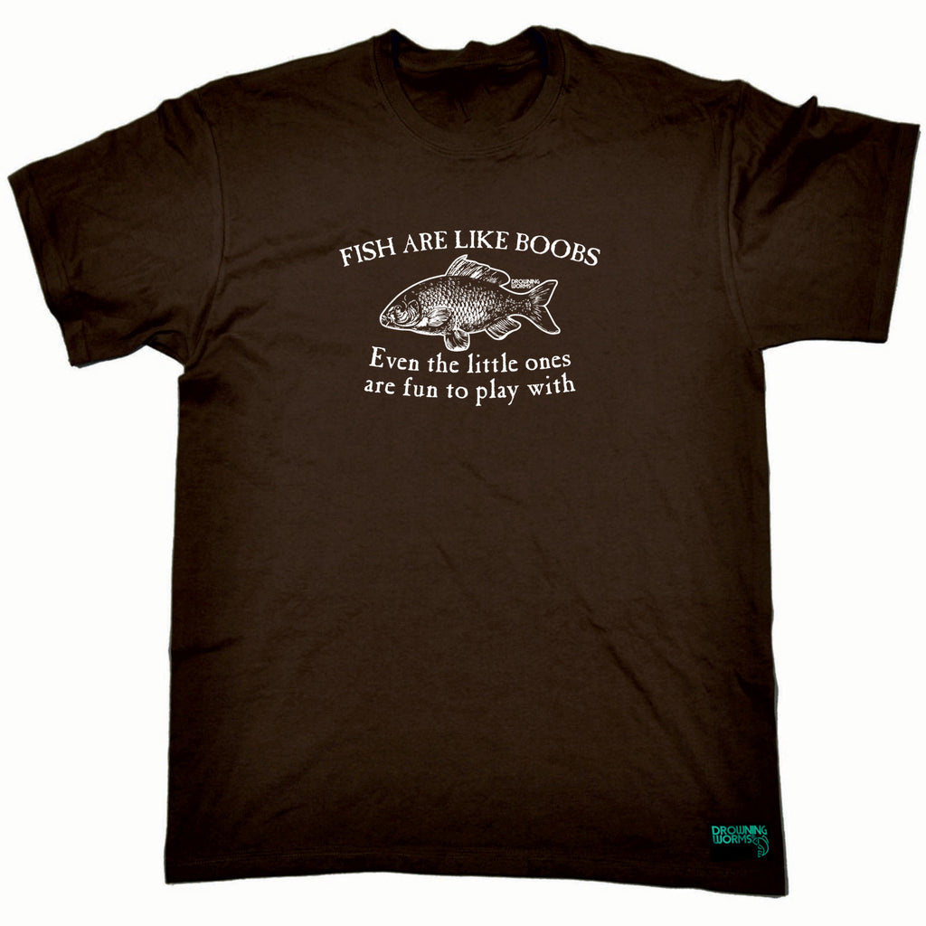 Dw Fish Are Like Boobs - Mens Funny T-Shirt Tshirts