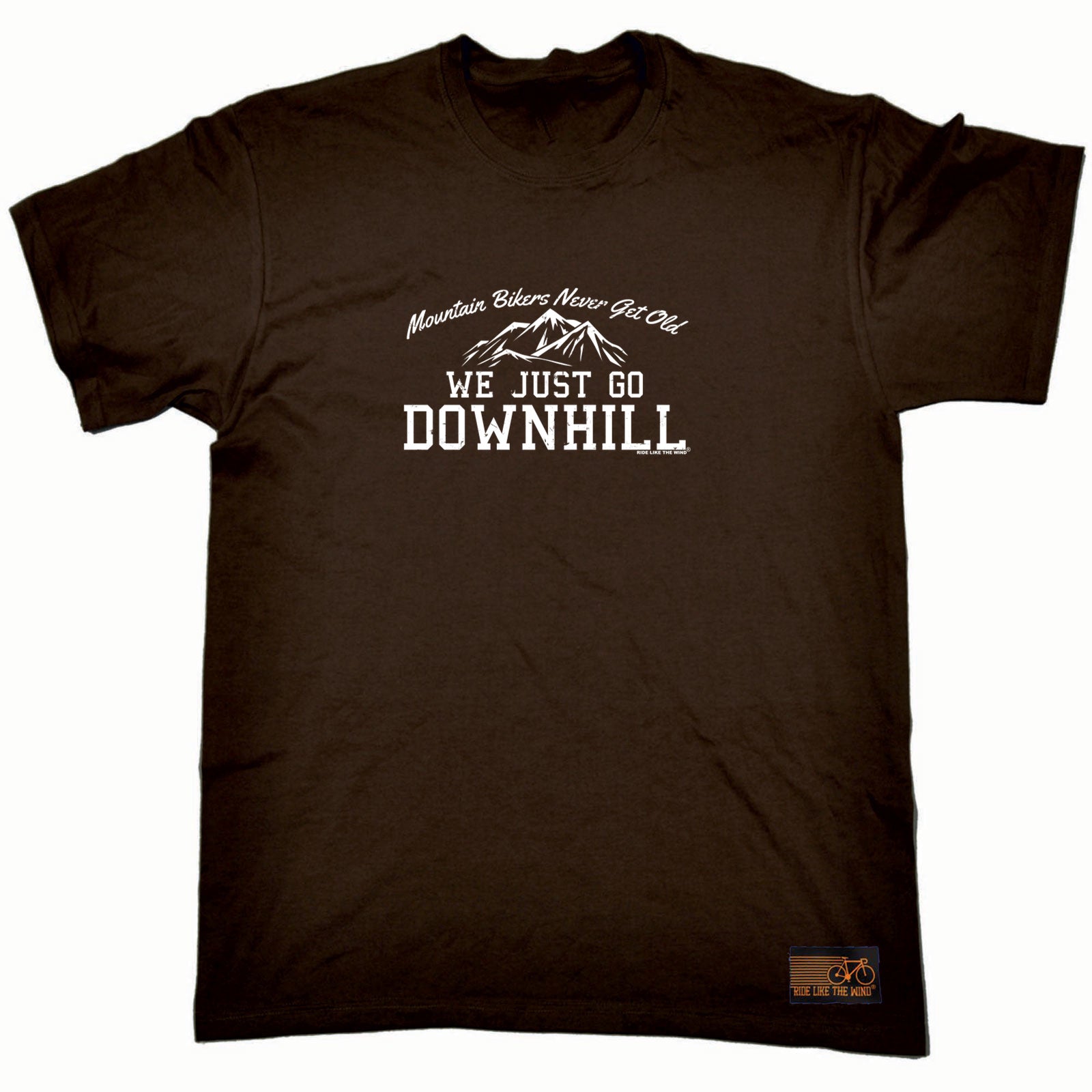 Rltw Mountain Bikers Never Get Old Downhill - Mens Funny T-Shirt Tshirts