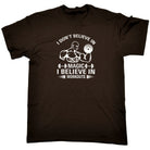 Dont Believe In Magic Gym Bodybuilding Weights - Mens Funny T-Shirt Tshirts