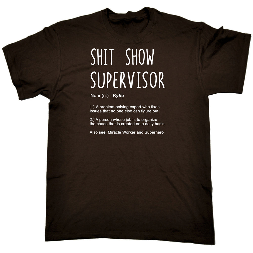 Personalised Shit Show Noun - Mens Funny T-Shirt Tshirts