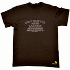 Swps Zero Time For Hate Laziness - Mens Funny T-Shirt Tshirts