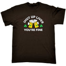 Irish Shut Up Liver Your Fine V2 St Patricks Day - Mens 123t Funny T-Shirt Tshirts