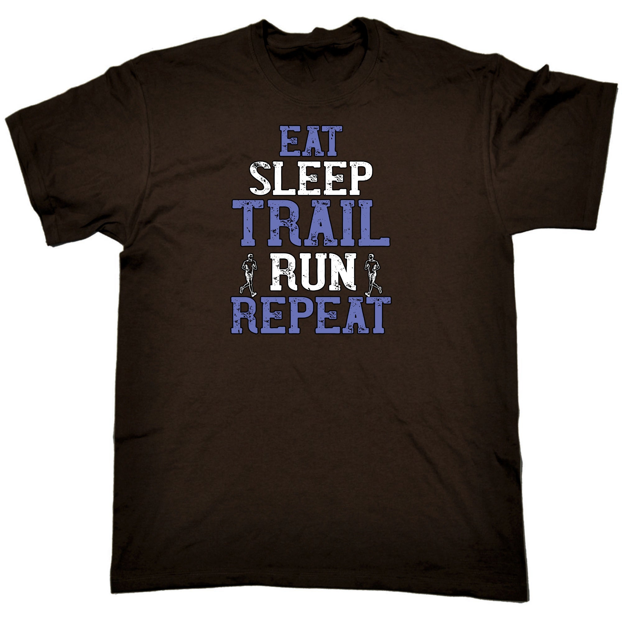 Eat Sleep Trail Run Repeat Running - Mens Funny T-Shirt Tshirts