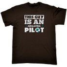 This Guy Is An Awesome Pilot Plane - Mens 123t Funny T-Shirt Tshirts