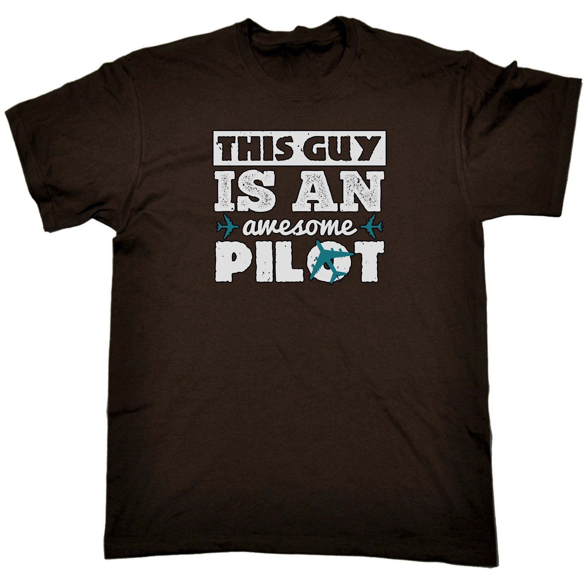 This Guy Is An Awesome Pilot Plane - Mens 123t Funny T-Shirt Tshirts
