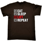 Eat Sleep Lift Repeat Gym Bodybuilding Weights - Mens Funny T-Shirt Tshirts