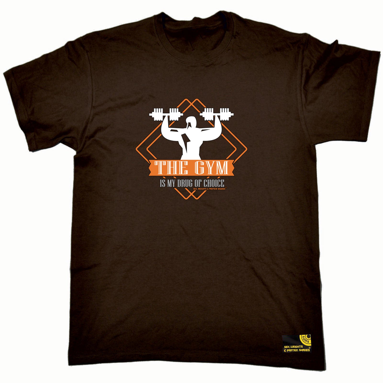 Swps Drug Of Choice Gym - Mens Funny T-Shirt Tshirts