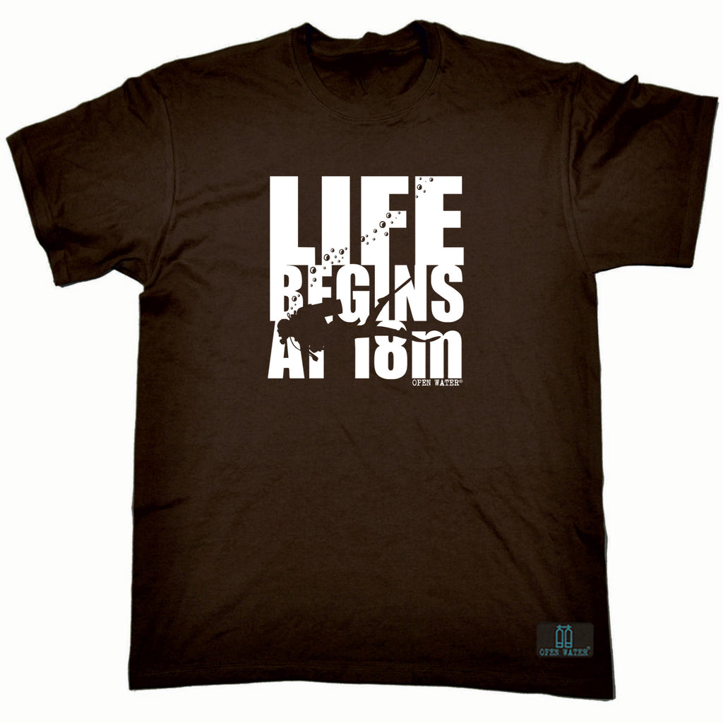Ow Life Begins At 18M - Mens Funny T-Shirt Tshirts