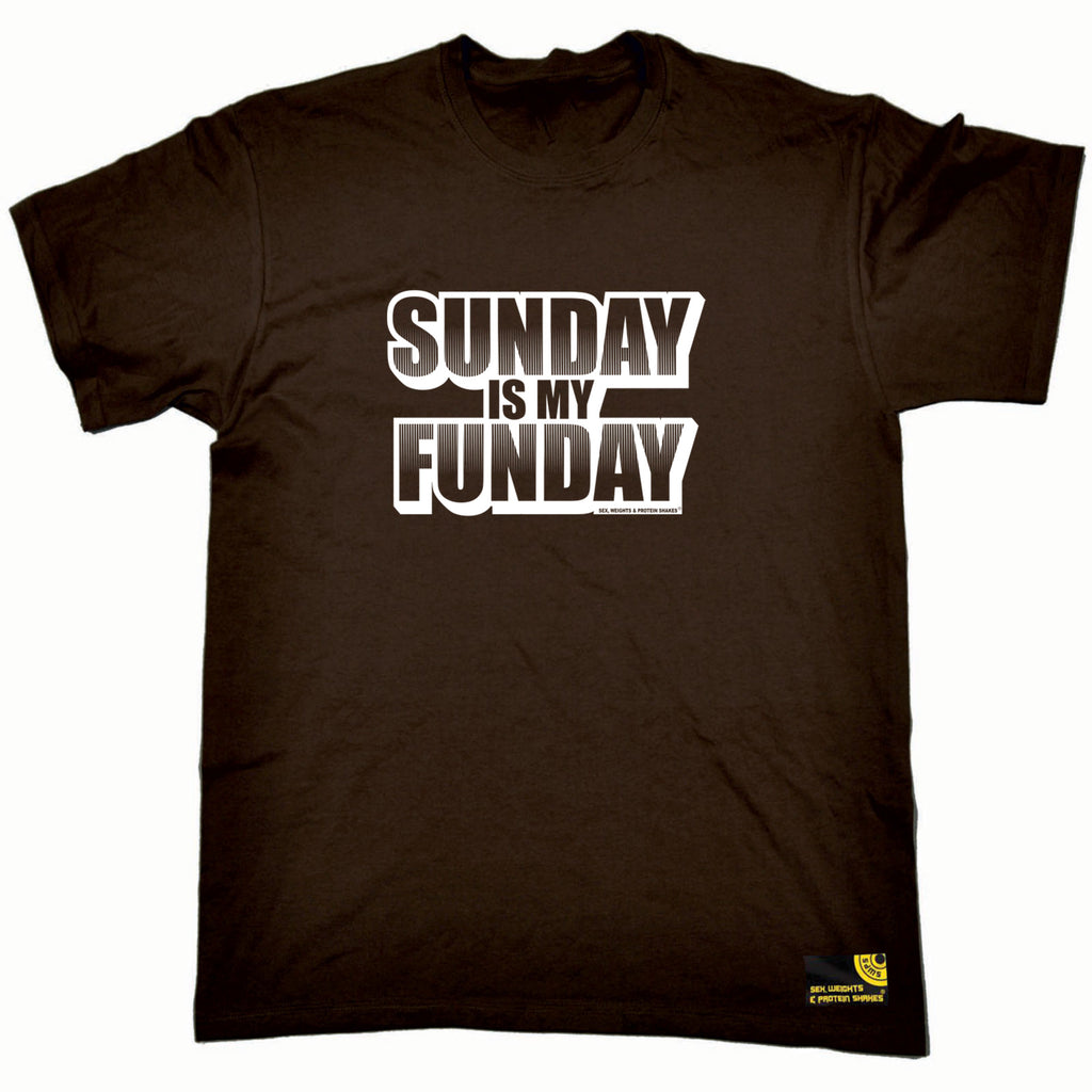 Swps Sunday Is My Funday - Mens Funny T-Shirt Tshirts