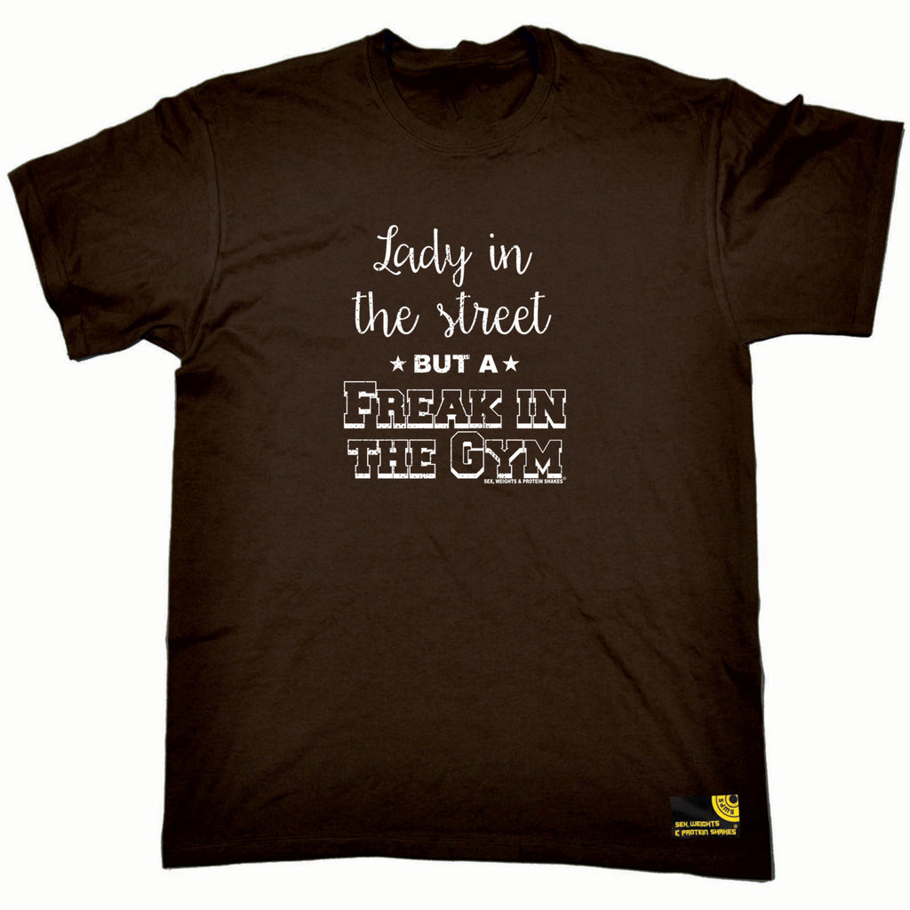 Swps Lady In The Streets Freak In The Gym - Mens Funny T-Shirt Tshirts